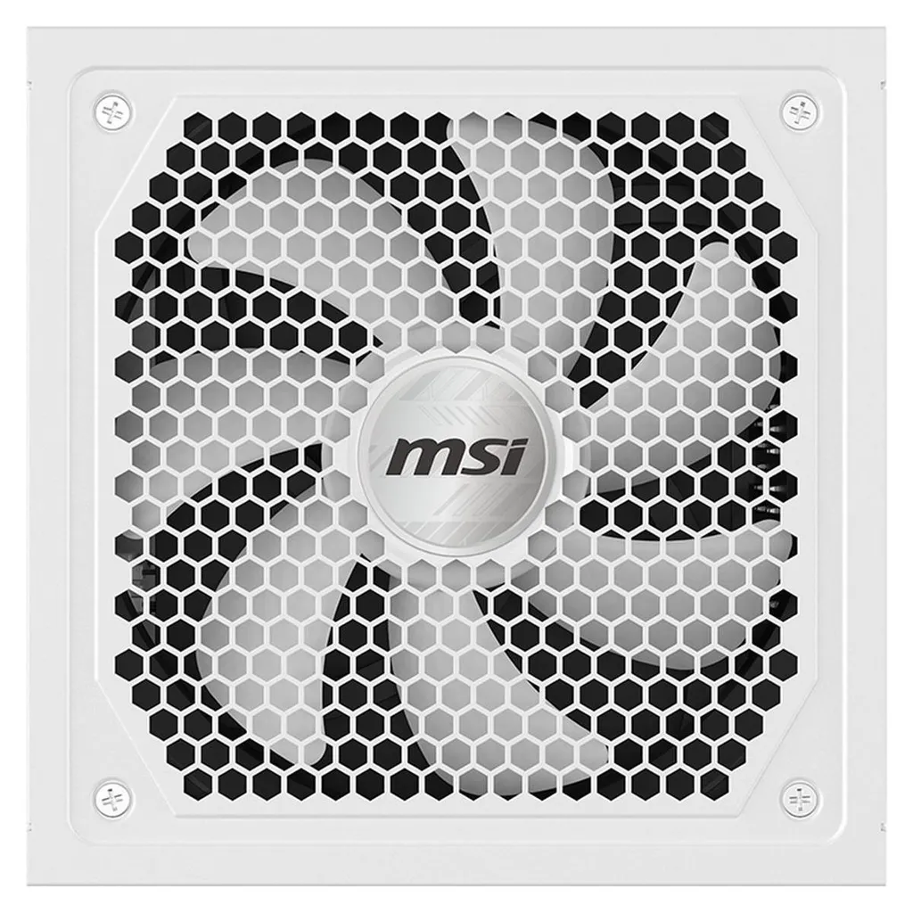 MSI MAG A1000GL White Alimentation Modulaire 1000W Gold Certifiée PCIE5