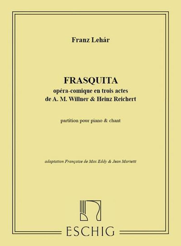 Frasquita Klavierauszug (frz)