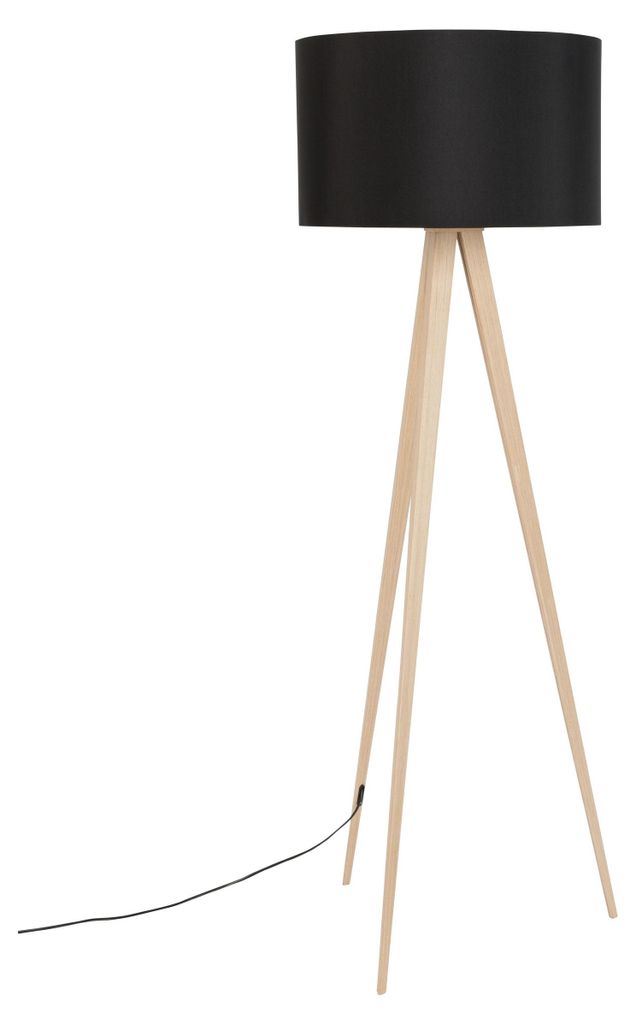 Zuiver Tripod Stehlampe Mit Stativ Holz/ Schwarz Produktbild 