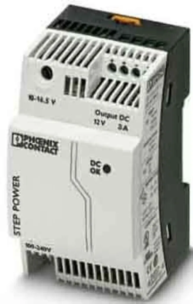 Alimentation stable 12V 3A Phoenix Contact contre coupures et surcharges