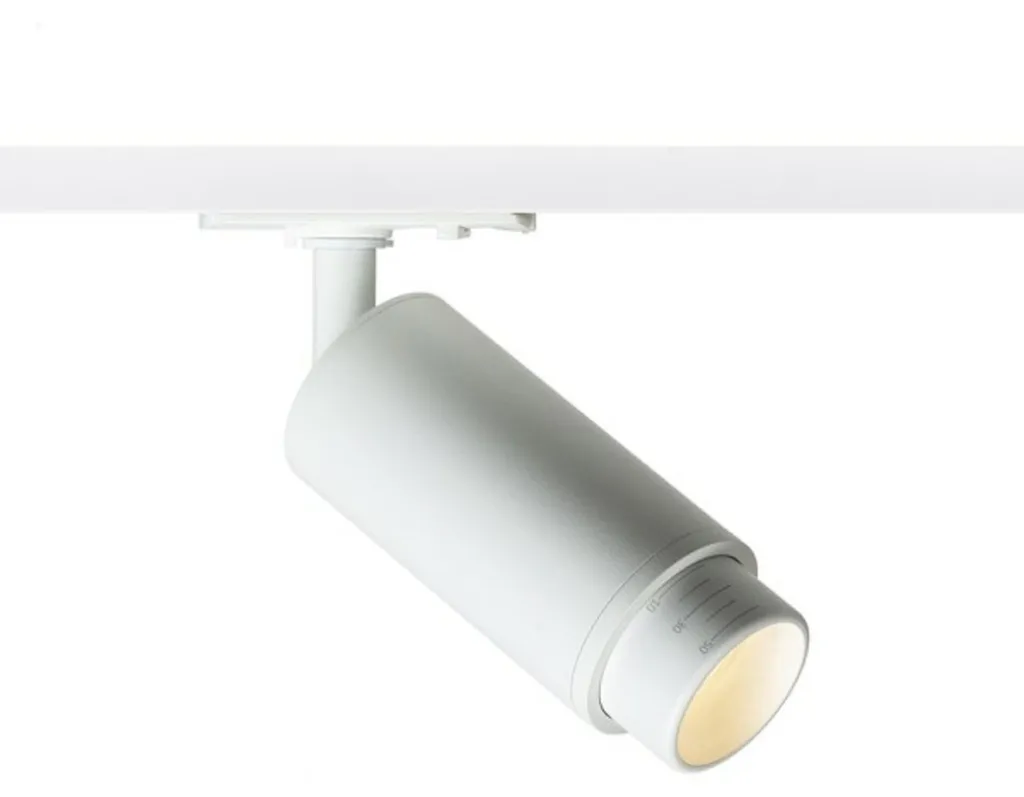 Éclairage pour magasin et salon spot rail OPTIMUS blanc GU10