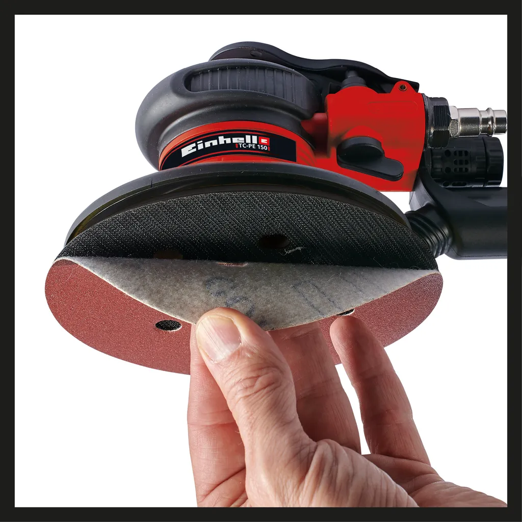 Ponceuse excentrique à air comprimé Einhell TC-PE 150 pour ponçage fin - 10