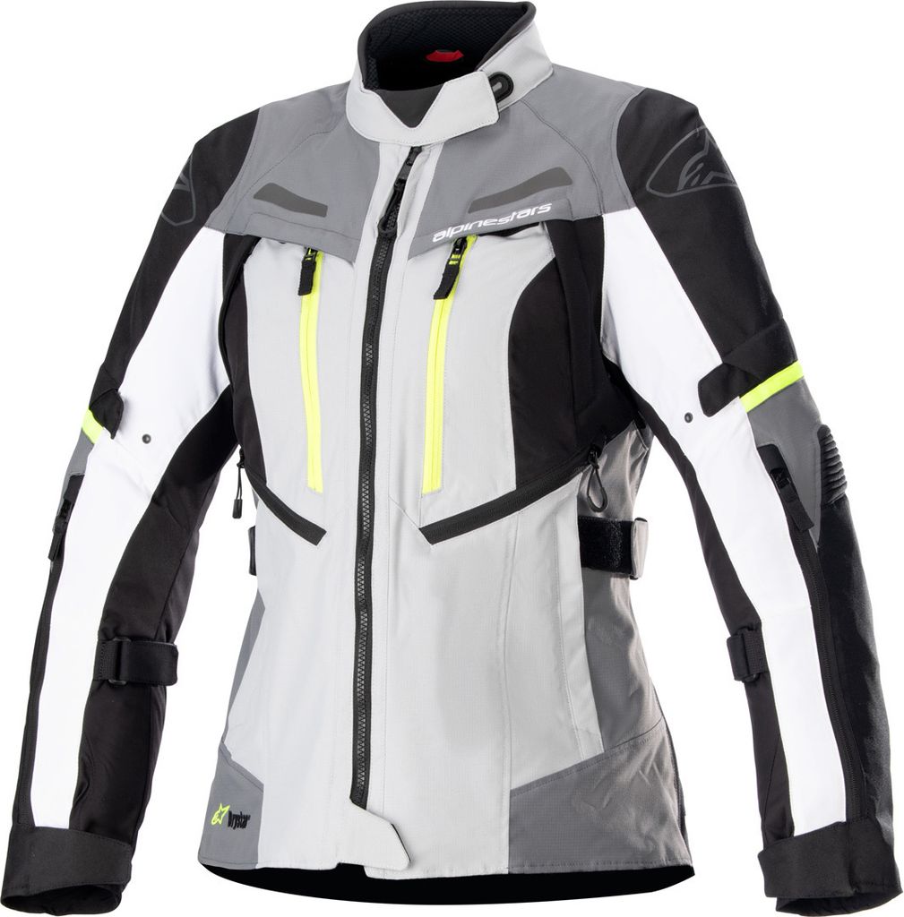 Alpinestars Stella Bogota Pro Drystar wasserdichte Damen Motorrad Textiljacke, grau, M