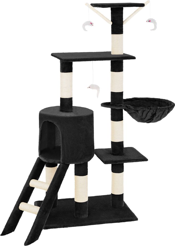Kratzbaum Dominik 144 cm inklusive Treppe, 3 Spielmäusen Produktbild 