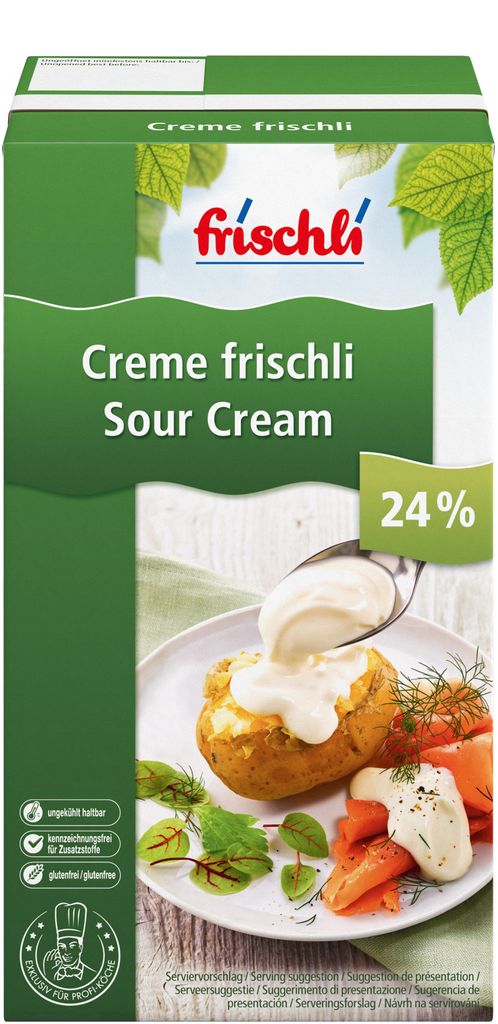 Frischli Creme kyslá smotana 24% pre náročných Obrázok produktu 