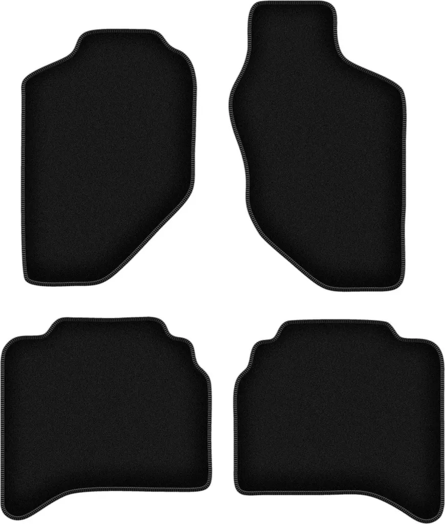 Set Tappeti Opel Frontera B 5 Porte (98-06) Velluto Nero Alta Densità