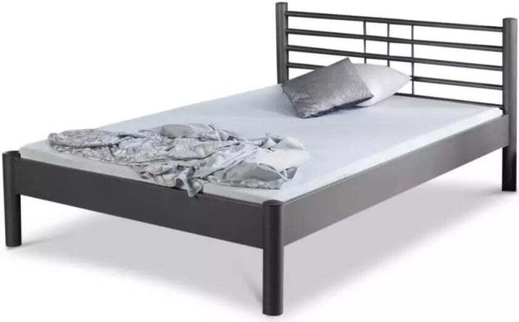 Metallbett Mia – 120 x 200 cm / dunkelgrau