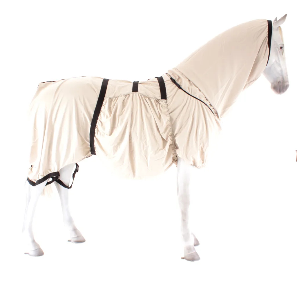 Chemise anti-dermite pour poney Boett Sweet Itch en coloris bicolore