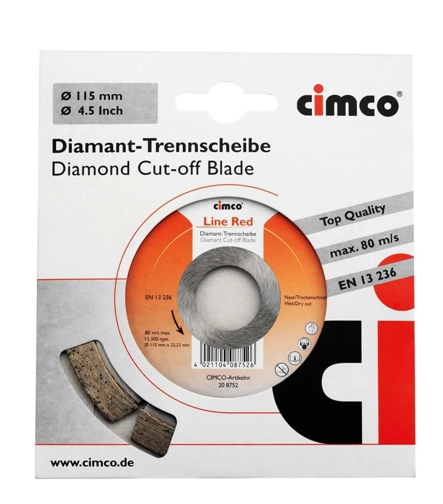 Disque de nettoyage abrasif Cimco 208752 haute densité pour décapage