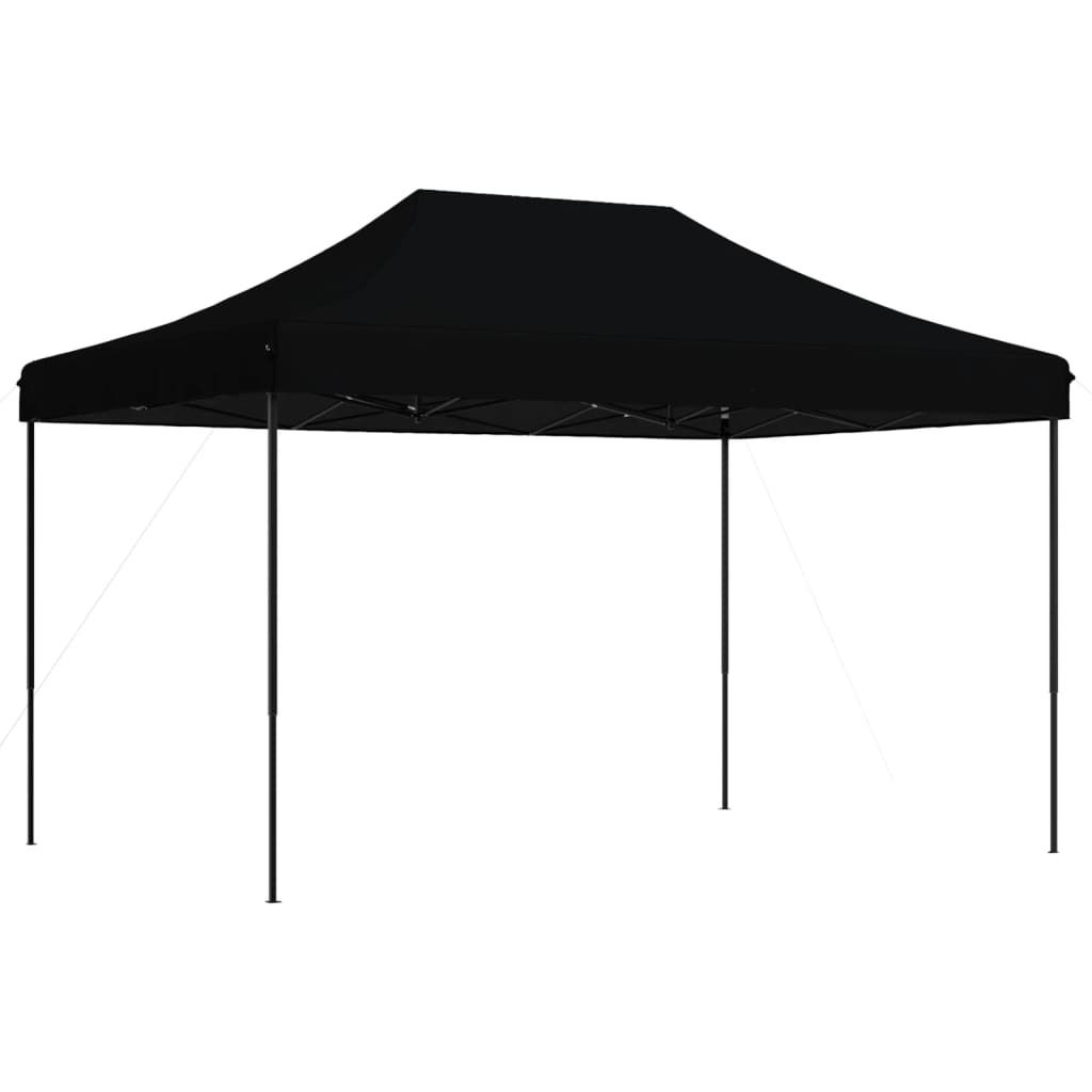 vidaXL Partyzelt Faltbar Pop-Up Schwarz 410x279x315 cm Produktbild 