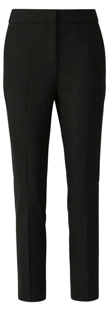 s.Oliver Slim-Fit Business-Hose mit Tapered Leg, hohem Bund und Elastikbund