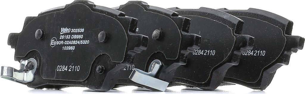 VALEO Bremsbeläge Satz Hinten für TOYOTA Corolla XII Kombi (E210) 302536
