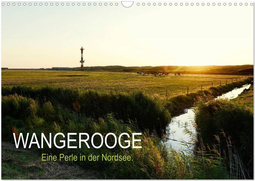 Wangerooge – Eine Perle in der Nordsee. (Wandkalender 2026 DIN A3 quer), CALVENDO Monatskalender