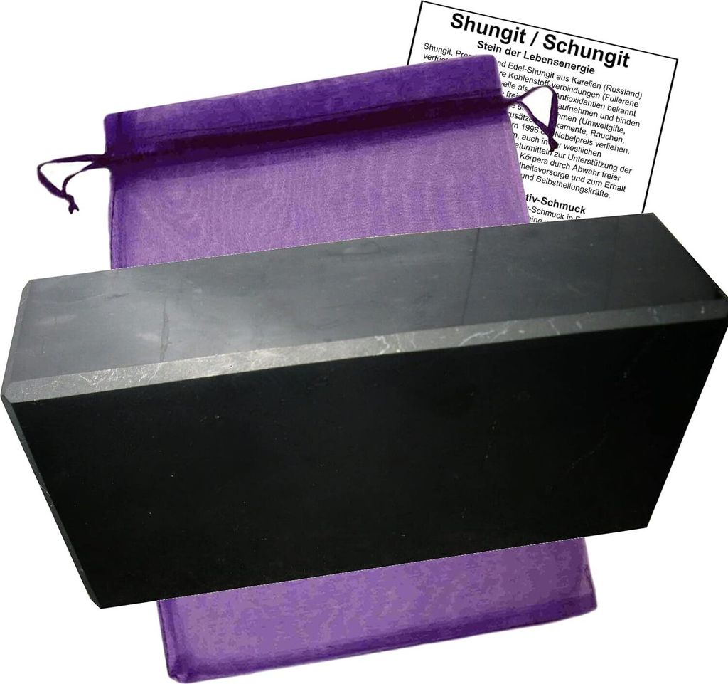 Schungit XXL SCHUTZSTEIN - BRICK 20cm ca. 2600g [Karelien] Produktbild 