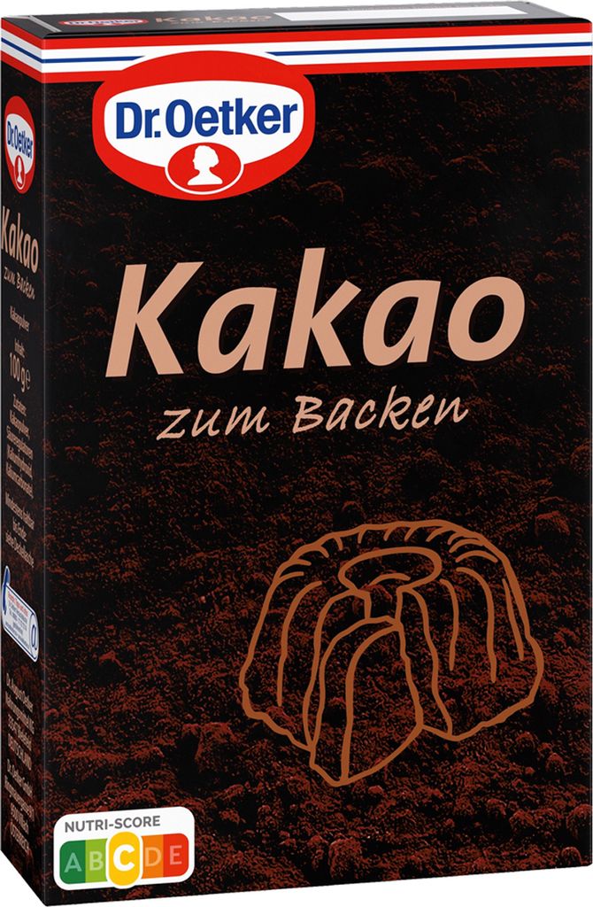 Dr. Oetker Kakao zum Backen dunkel mit vollmundigem Aroma Produktbild 