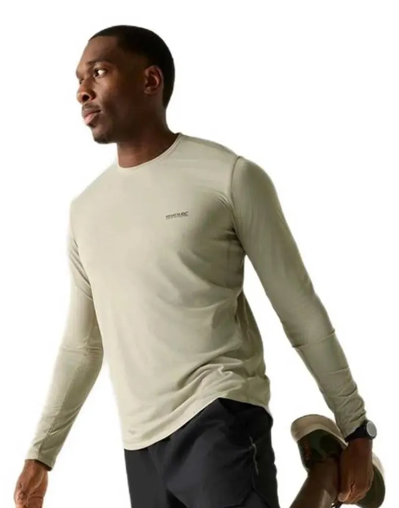 T-shirt anti-moustiques Regatta Mindo manches longues respirant beige L