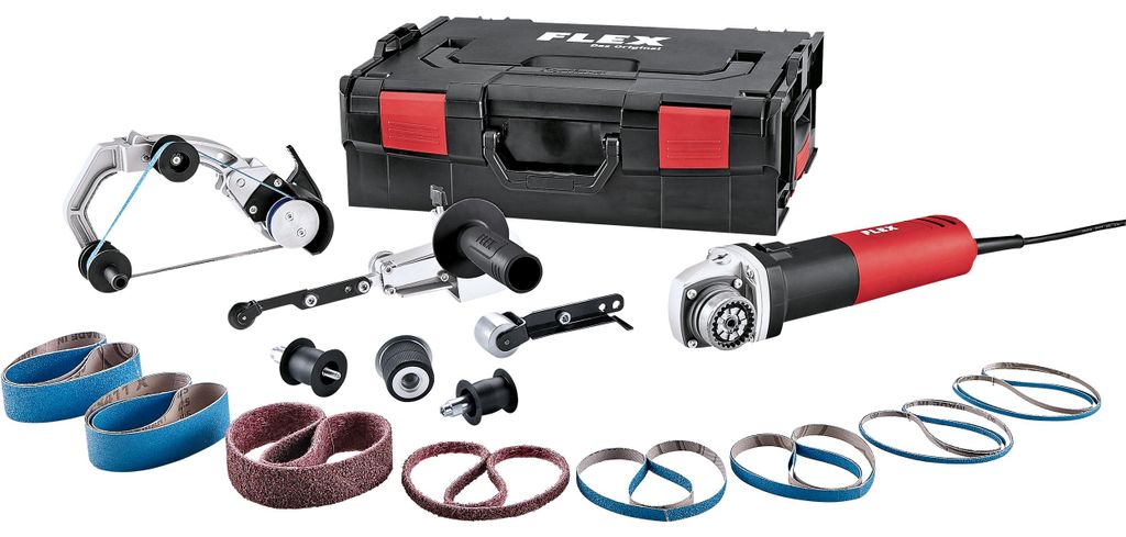 FLEX Rohrbandschleifer BRE 8-4 INOX Set 230/CEE - 453463 Produktbild 