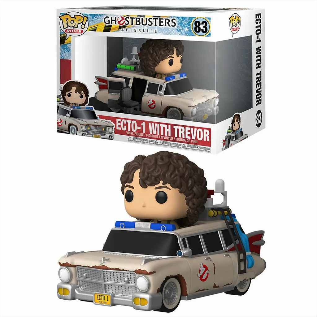 Funko Pop Ecto-1 avec Trevor 83 Ghostbusters S.O.S. Fantômes Vinyle