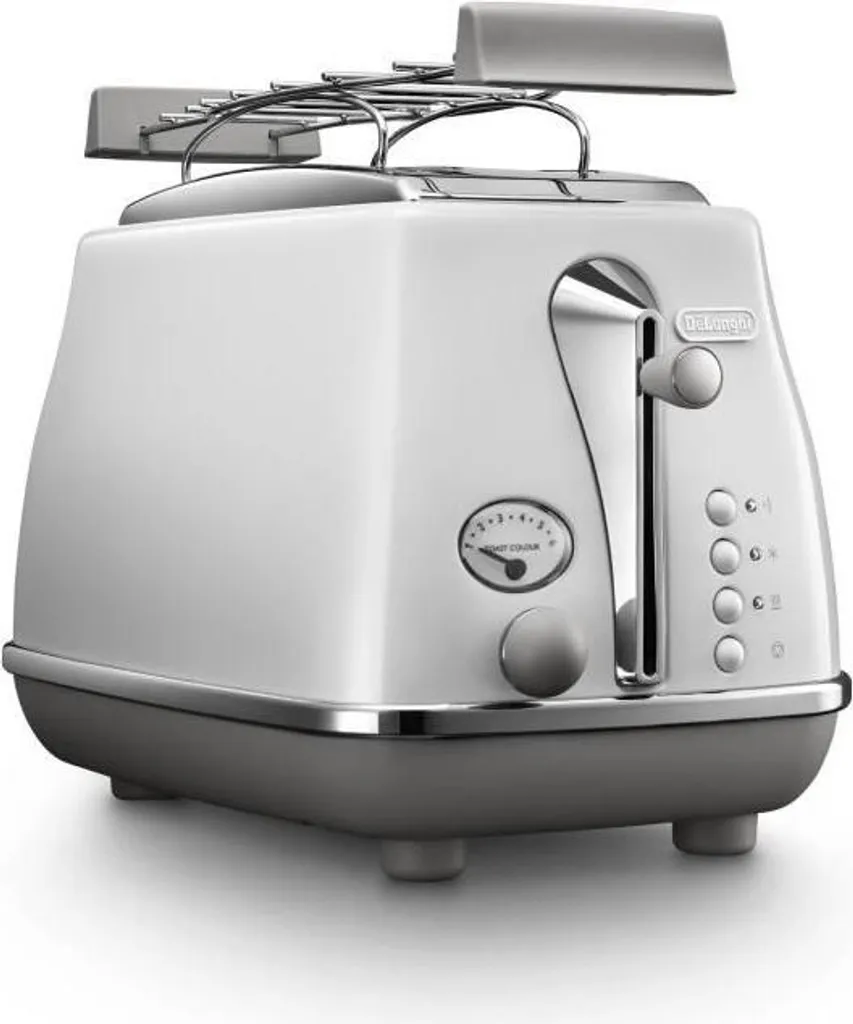 Tostapane De'Longhi CTOC2103.W Bianco 900W | Colazione Veloce e Stilosa