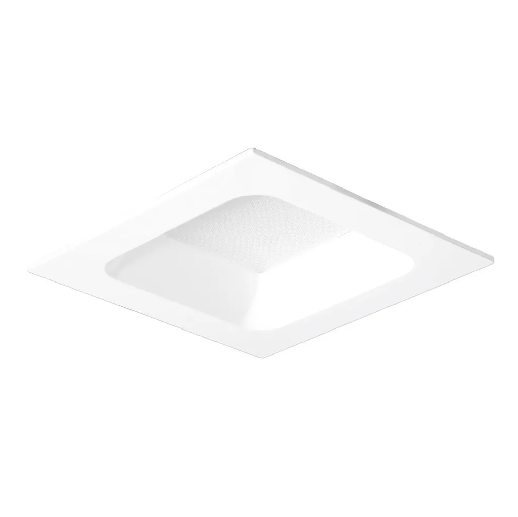 Spot encastré salle de bain Rossi Square Italux IP44 blanc étanche LED