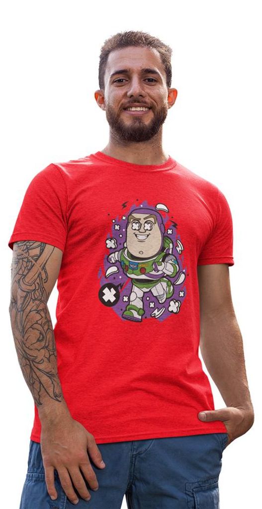 D&B Uni Polo PC00029 Buzz Lightyear Rot-Größe L