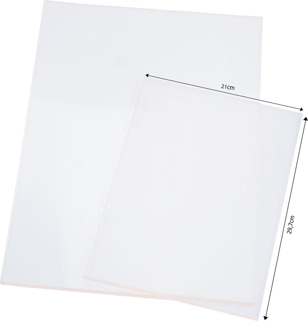 Transparente Schneidematte zum basteln - A4