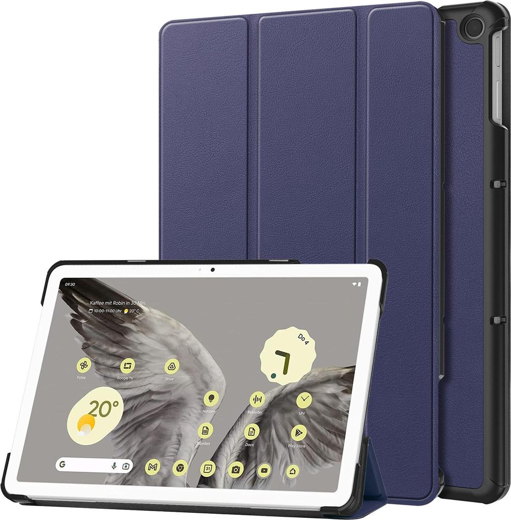 Smart Cover für das Google Pixel Tablet 11.0 Tablet Schutzhülle Tasche Hülle Stand Case aufstellbar in Blau