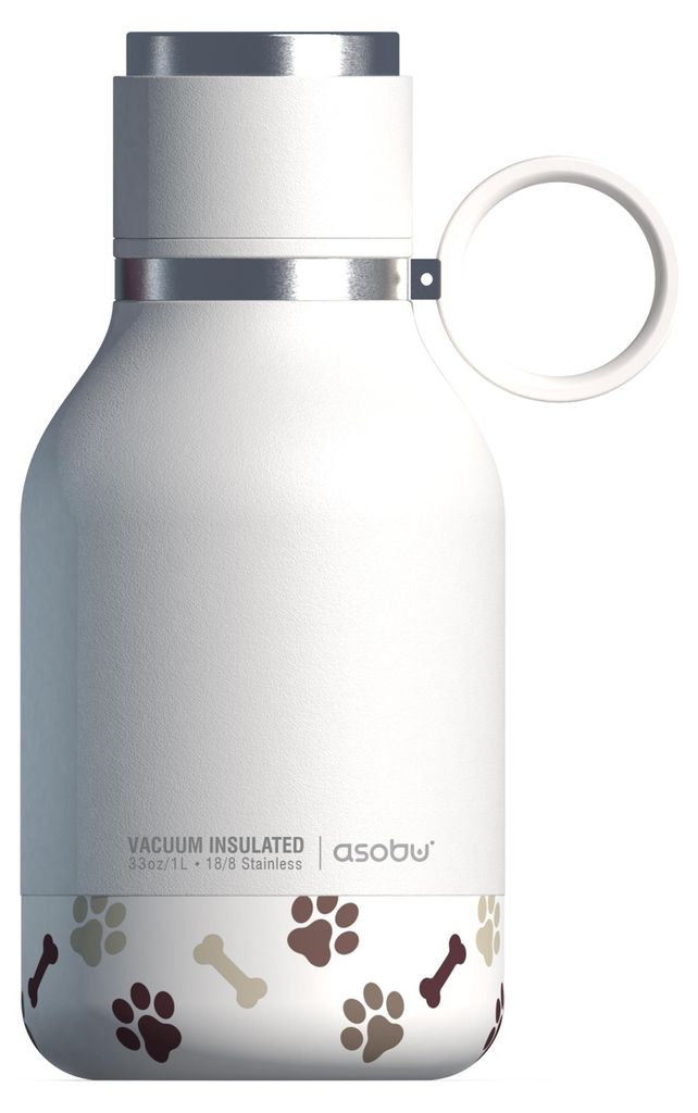 Asobu Drinkfles voor Hondenvoer, Wit, 0,975 liter Productafbeelding 