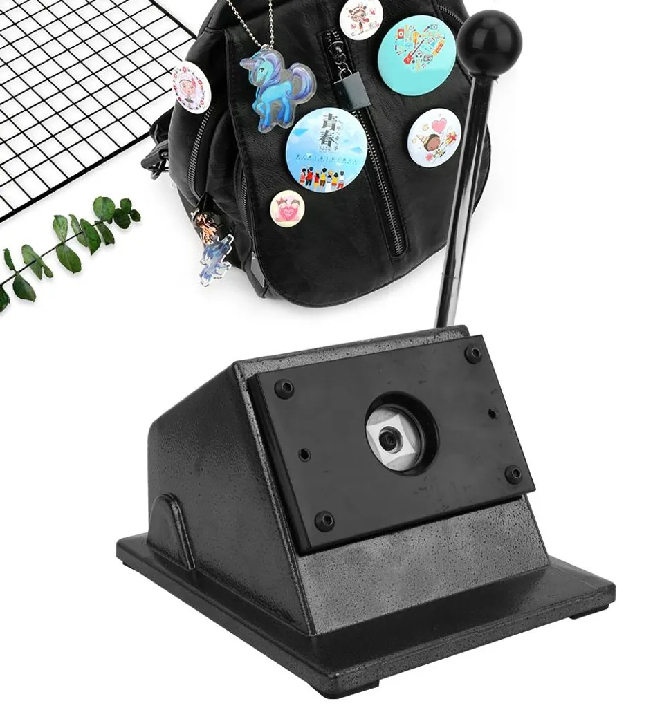 Machine découpeuse de cercles 25 mm en métal pour badges et graphisme