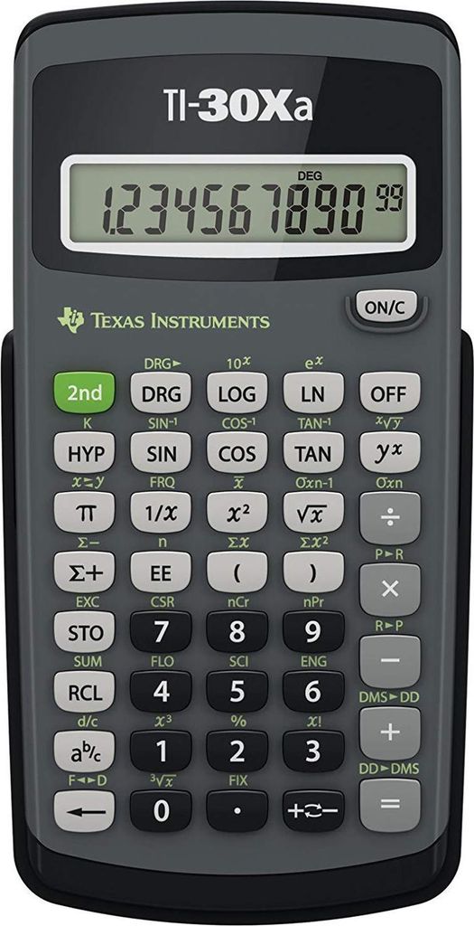 Texas Instruments TI-30Xa calcolatrice Tasca Calcolatrice Immagine del prodotto 