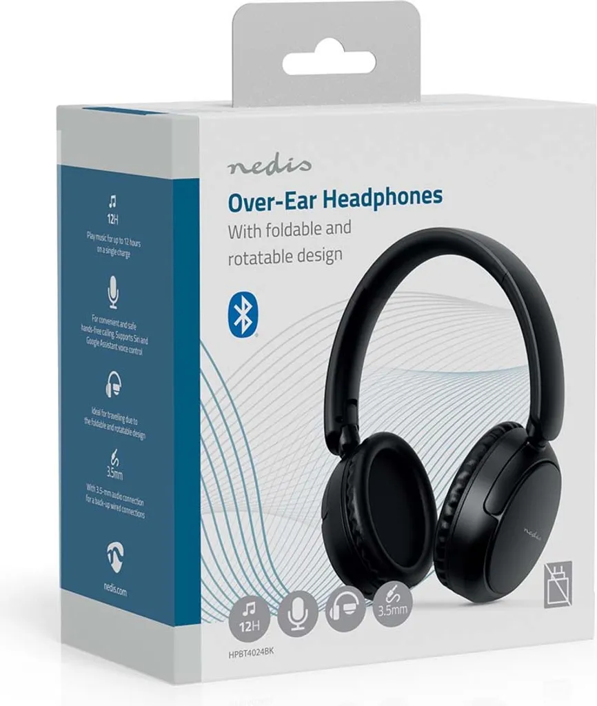 Cuffie Over-ear Bluetooth 5.4 – 40 Ore Di Riproduzione, Pieghevoli, Multi-point, Suono Immersivo E Custodia Inclusa