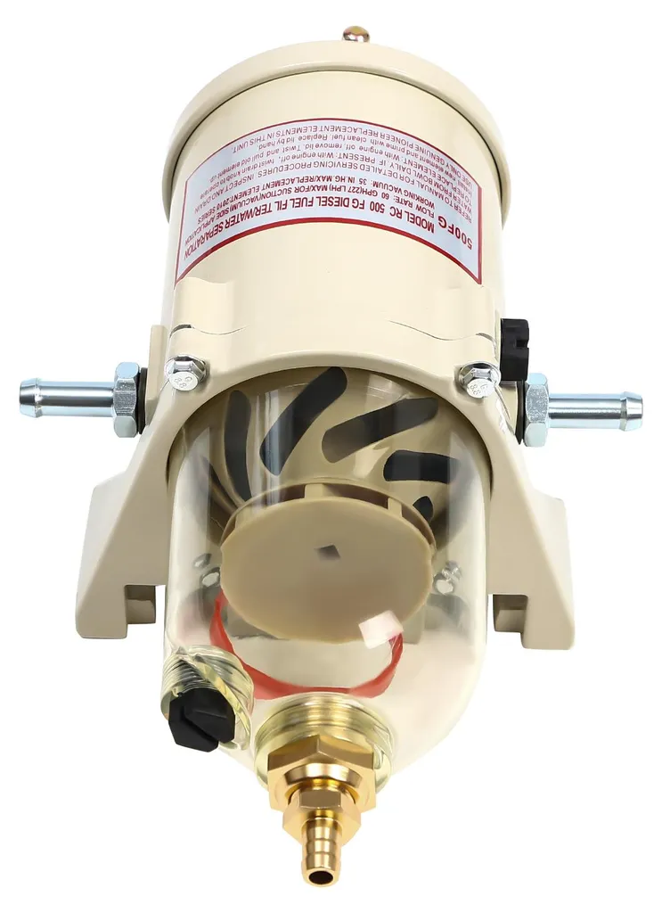 Filtre à carburant diesel et séparateur d'eau haute performance débit 90 GPH