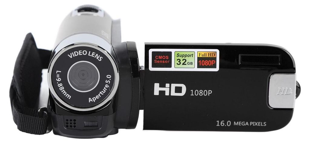 Videocamera Digitale 4K 48MP Con Schermo TFT 2.7" E Zoom 16X – Rosso, Con Luce LED E Supporto USB