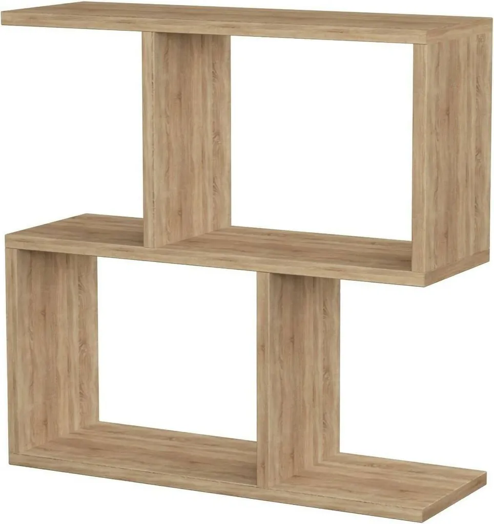 Tavolino Basso Fabrizia Marrone Quercia 20x60x60 - Design Salotto Dmora