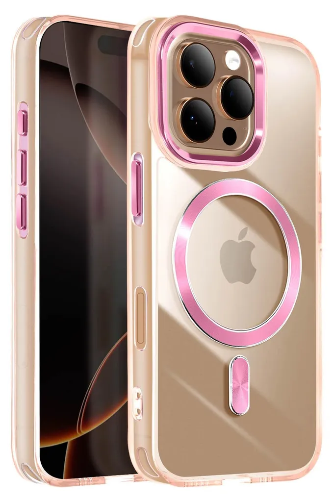 Custodia Avizar MagSafe per iPhone 16 Pro - Cristal Colour Oro Rosa 2024