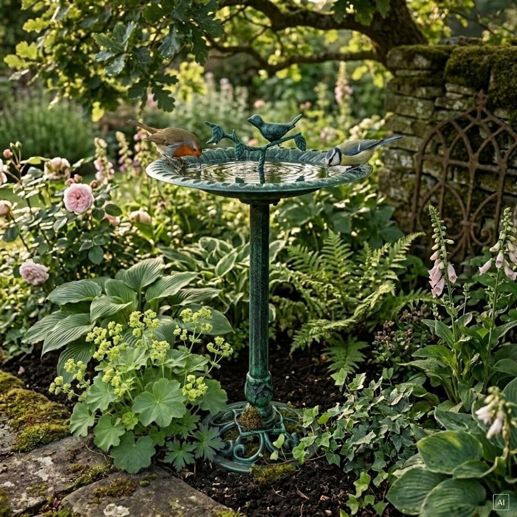 abc HOME | Vogeltränke | 81 cm H Produktbild  KI-generiertes Bild