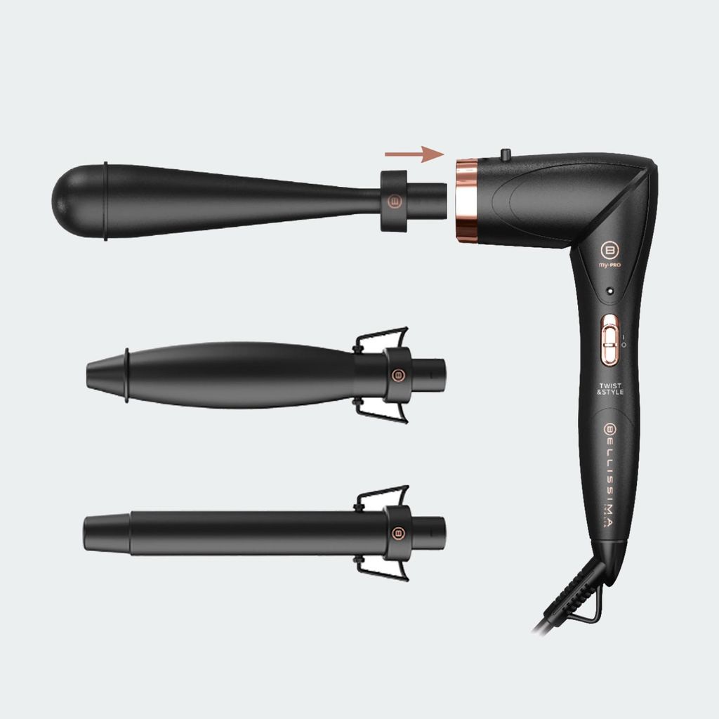 Bellissima Twist&Style automatischer Lockenstab 11888 schwarz 3 Zubehör