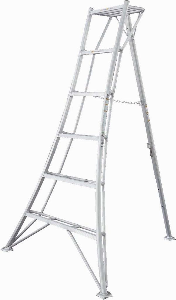 Drabina ogrodowa 3-stopniowa aluminiowa Niwaki (149x125x183 Zdjęcie produktu 