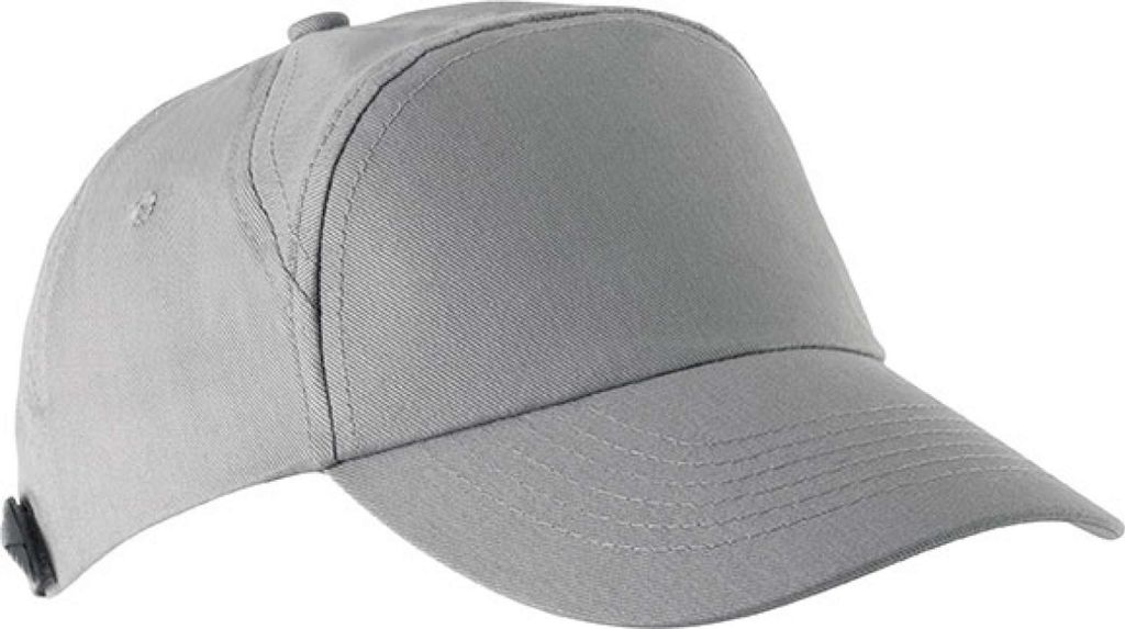 K-Up Herren Kappe Panel Case Basecap Baseball Cap Mütze Baseballkappe, Größe:U, Farbe:Light Grey