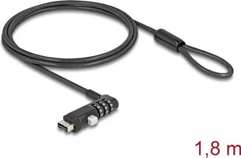 NAVILOCK Câble de Sécurité USB Type-A Femelle avec Serrure à Code - 4
