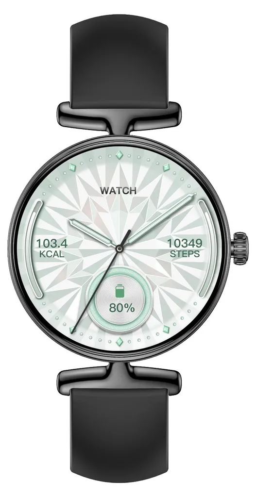 Smartwatch AMOLED Multifonction Noire - Tracker d'Activité et Santé INF - 5