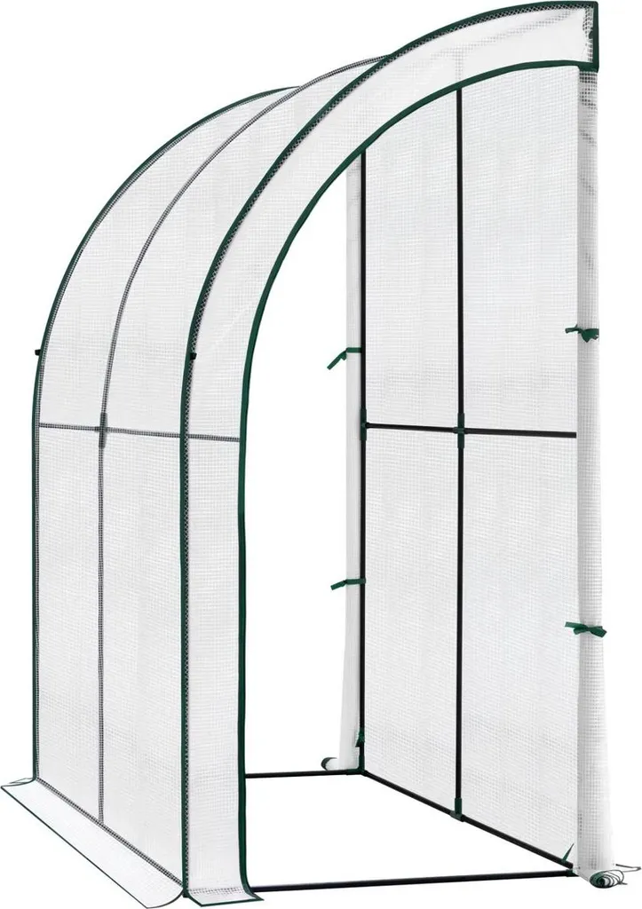 Serre de jardin film plastique traité UV 200x210x100 cm - Portes Zip