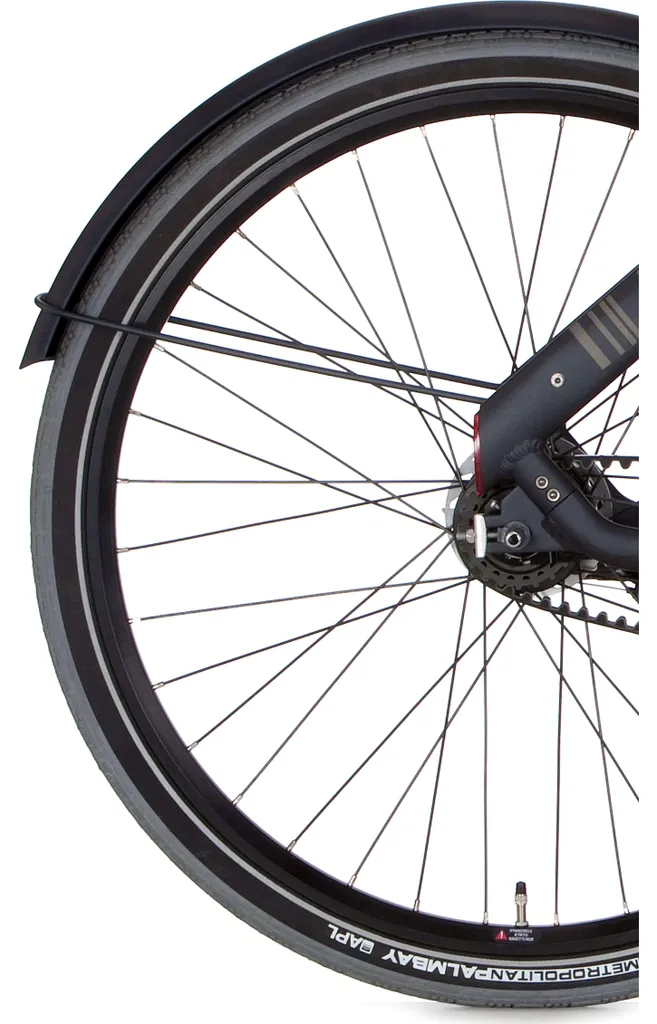 Garde-boue arrière Cortina mat et robuste pour roue 28