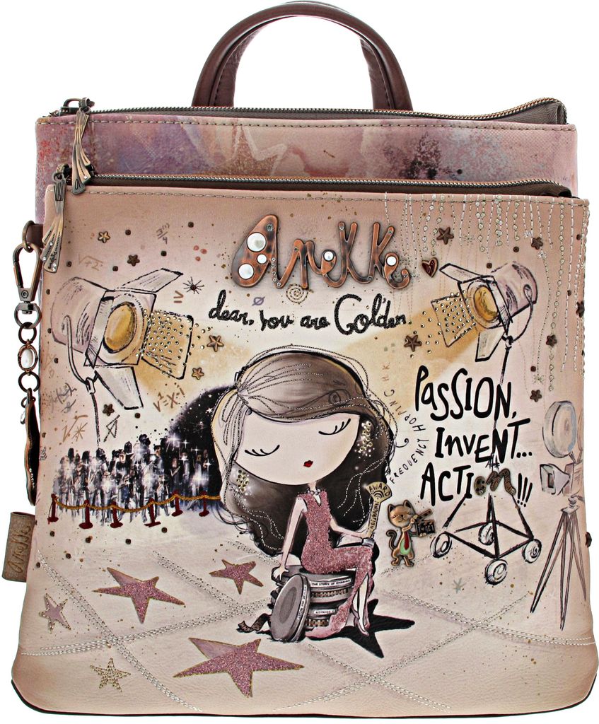 Anekke Hollywood 38705-233 (1/beige/print/blaugrau) Produktbild 