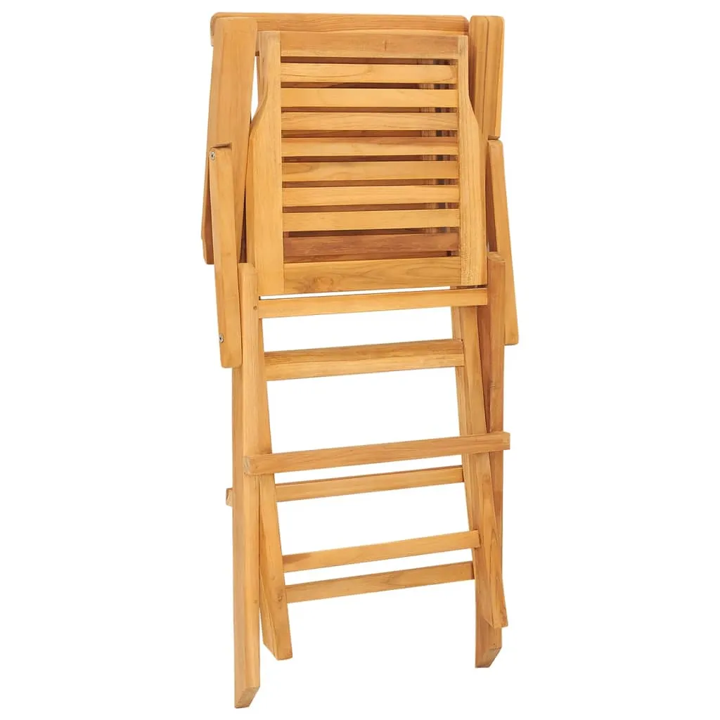 Chaises de jardin robustes en teck lot de 2 résistantes aux intempéries - 7