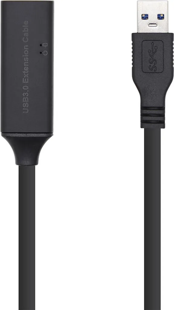 AISENS A105-0407 Câble d'Extension USB 3.0 avec Amplificateur - Noir 5m