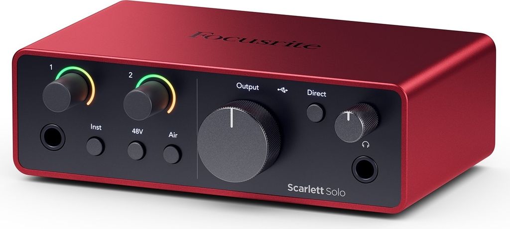 Focusrite Scarlett Solo, Desktop, USB, USB, 56 dB, 9 dBu, Produktbild 