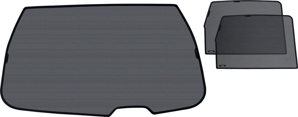 Laitovo Sonnenschutz Set passgenau Skoda Octavia 2G Hatchback 5D (2004 - 2013) 1Z with wiper