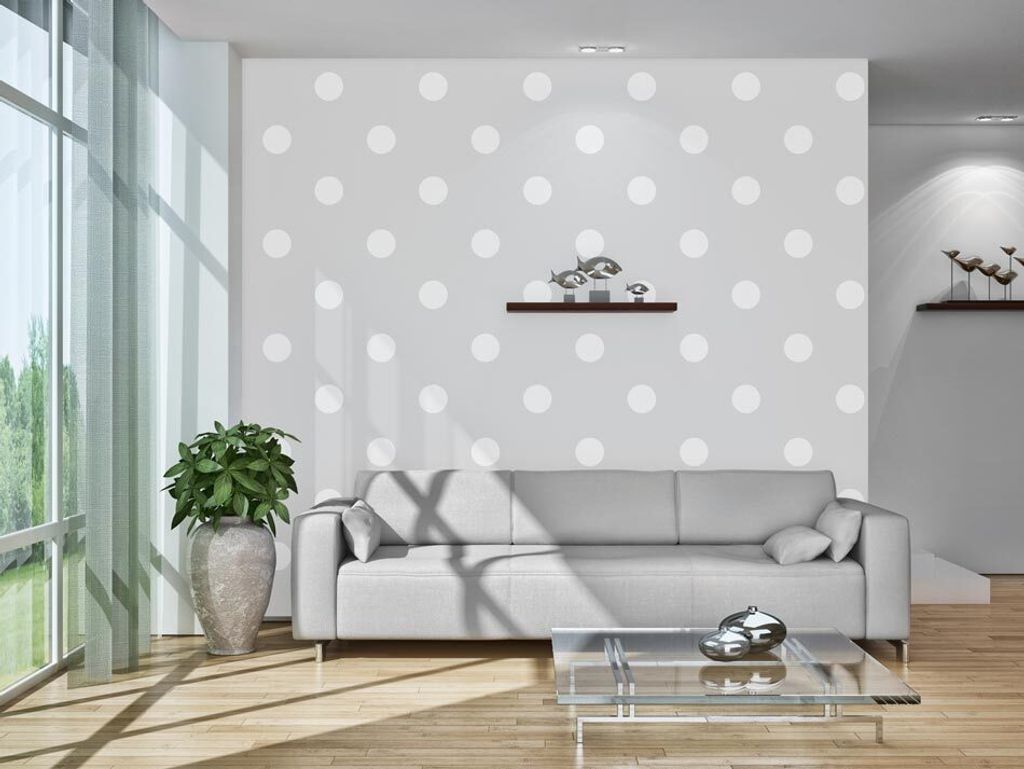 Vlies Fototapete 400x280 cm Tapeten Wandtapete XXL Abstrakt Punkte 10110905-62