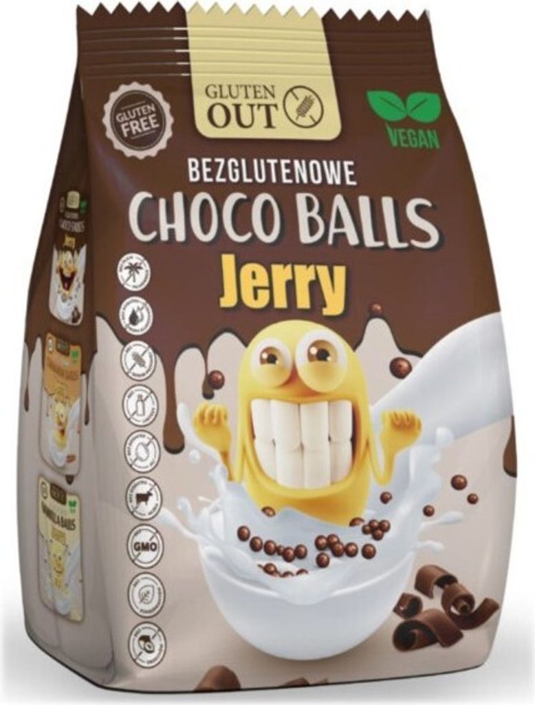 Gluten Out Jerry Choco Balls 375g